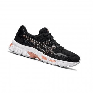 Basket Asics GEL-JOG MC Femme Noir Rose Doré | FQAB31502