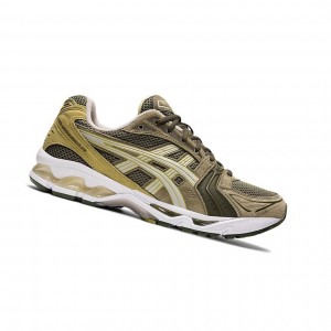 Basket Asics GEL-KAYANO 14 Femme Vert Grise | IXJA71392