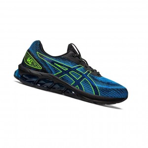 Basket Asics GEL-QUANTUM 180 VII Femme Noir Bleu | QPEK10285