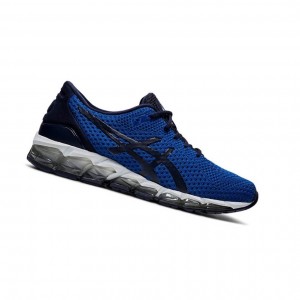 Basket Asics GEL-QUANTUM 360 5 Knit Femme Bleu Marine | VYNE78035