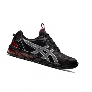 Basket Asics GEL-QUANTUM 90 Femme Noir Rouge | PIOH42051