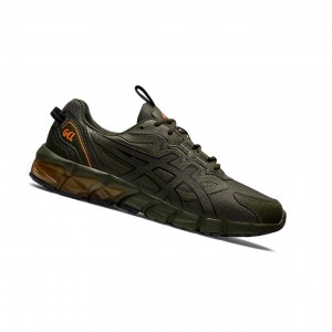 Basket Asics GEL-QUANTUM 90 Homme Vert Olive Noir | DSXM25310