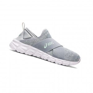 Basket Asics QUANTUM LYTE SLIP-ON Femme Grise Grise | CEZW94051