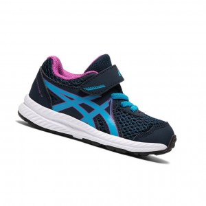 Chaussure Running Asics CONTEND 7 TS Enfant Bleu | IRYT78359