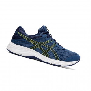 Chaussure Running Asics GEL-CONTEND 6 Homme Bleu Foncé | CUIB13658