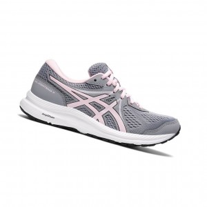 Chaussure Running Asics GEL-CONTEND 7 Femme Grise | PIAD52948