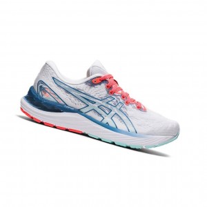 Chaussure Running Asics GEL-CUMULUS 23 Femme Blanche | PVDG27581