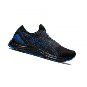 Chaussure Running Asics GEL-EXCITE TRAIL Homme Noir Bleu | JIML07681