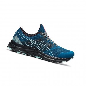 Chaussure Running Asics GEL-EXCITE TRAIL Femme Noir Bleu | RTNF17203