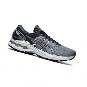 Chaussure Running Asics GEL-KAYANO 27 PLATINUM Homme Grise | PSJL64597