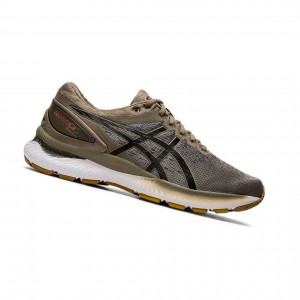 Chaussure Running Asics GEL-NIMBUS 22 Knit Homme Marron | DNLI78120