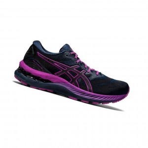 Chaussure Running Asics GEL-NIMBUS 23 LITE-SHOW Femme Bleu | FWAB37962