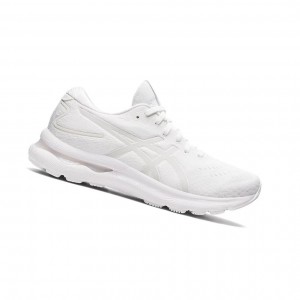 Chaussure Running Asics GEL-NIMBUS 24 Femme Blanche Blanche | OVIG58739