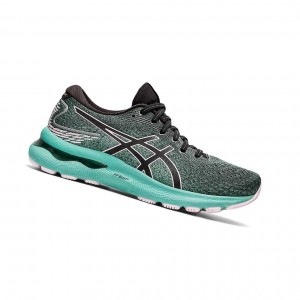 Chaussure Running Asics GEL-NIMBUS 24 Femme Noir Rose | QIXR14902