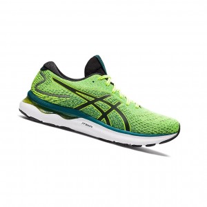 Chaussure Running Asics GEL-NIMBUS 24 Homme Jaune Noir | PALR19845