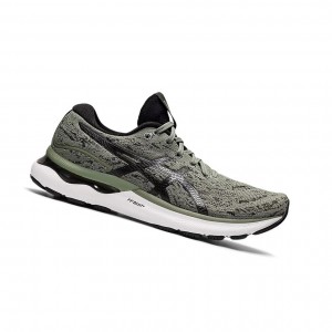 Chaussure Running Asics GEL-NIMBUS 24 MK Homme Vert Noir | ZBEO97208