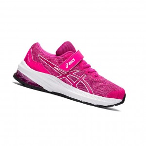 Chaussure Running Asics GT-1000 11 PS Enfant Rose Blanche | NLBM19642