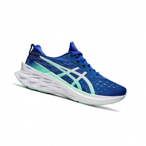 Chaussure Running Asics NOVABLAST 2 Femme Bleu Blanche | WPJA81975