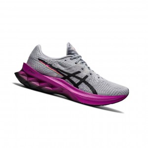 Chaussure Running Asics NOVABLAST Femme Grise | WCLK76143