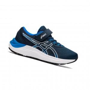 Chaussure Running Asics PRE EXCITE 8 PS Enfant Bleu Marine | QGKX59831