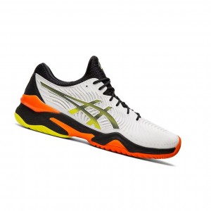 Chaussure Tennis Asics COURT FF 2 Homme Blanche Noir | LGFJ79816