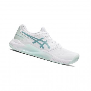 Chaussure Tennis Asics GEL-CHALLENGER 13 Femme Blanche Bleu | KASJ05143