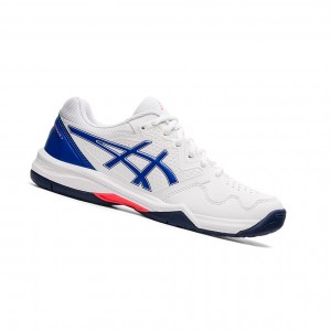 Chaussure Tennis Asics GEL-DEDICATE 7 Femme Blanche Bleu | BEHY23046