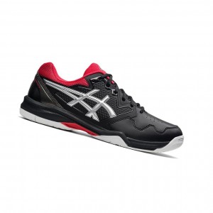 Chaussure Tennis Asics GEL-DEDICATE 7 Homme Noir Argent | IXJT14387