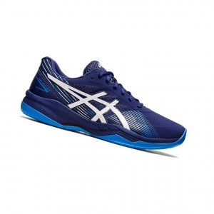 Chaussure Tennis Asics GEL-GAME 8 Homme Bleu Blanche | WGZH73584