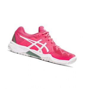 Chaussure Tennis Asics GEL-RESOLUTION 8 Clay GS Enfant Rose | ZEQX52374