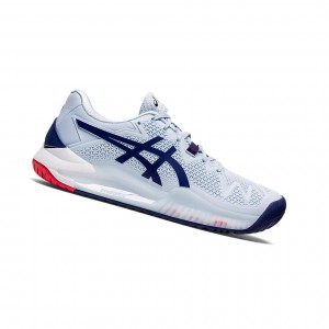 Chaussure Tennis Asics GEL-RESOLUTION 8 (D) Femme Bleu | SEAF12709