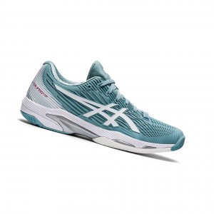 Chaussure Tennis Asics SOLUTION SPEED FF 2 Femme Bleu Blanche | PORJ13640