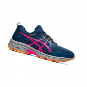 Chaussure Trail Running Asics GEL-VENTURE 8 Femme Bleu Marine | NRSX91740