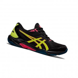 Chaussure Volley Asics GEL-ROCKET 10 Homme Noir Jaune | AWMH63582