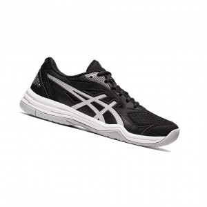 Chaussure Volley Asics UPCOURT 5 Femme Noir Argent | DKZE79584