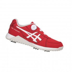 Chaussures De Golf Asics GEL-PRESHOT BOA Homme Rouge Blanche | RPXW10573