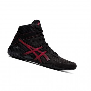 Chaussures De Lutte Asics MATCONTROL 2 Homme Noir Rouge | KRUC06381