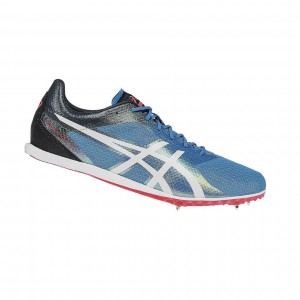 Chaussures Piste Asics COSMORACER MD Femme Bleu Blanche Noir | TVLD30478