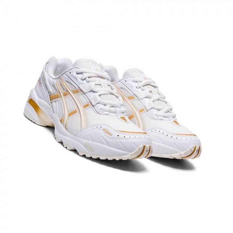 Basket Asics GEL-1090 Femme Blanche | KDUE41253