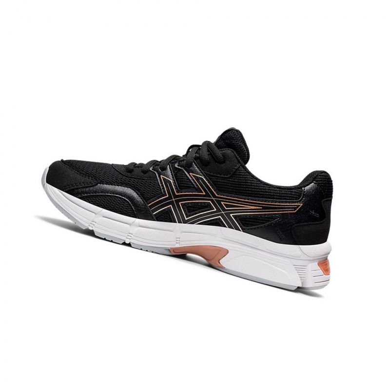 Basket Asics GEL-JOG MC Femme Noir Rose Doré | FQAB31502