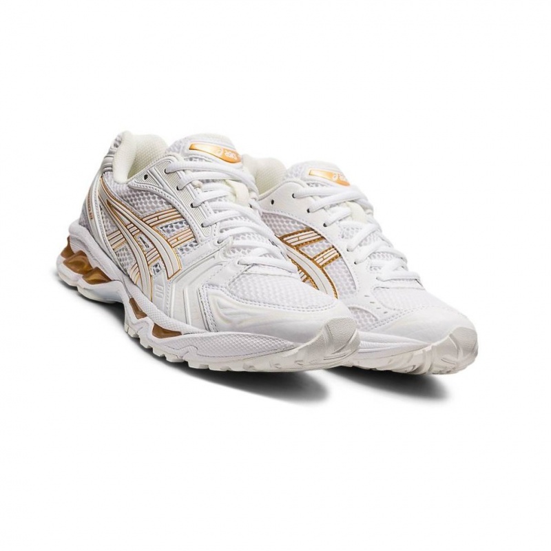 Basket Asics GEL-KAYANO 14 Femme Blanche | RDQA16849