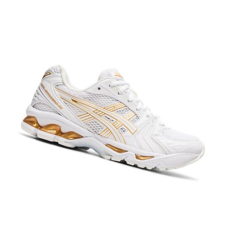 Basket Asics GEL-KAYANO 14 Femme Blanche | RDQA16849