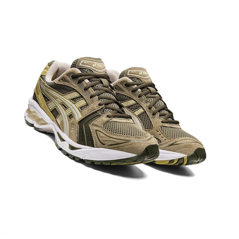 Basket Asics GEL-KAYANO 14 Femme Vert Grise | WOGN76854