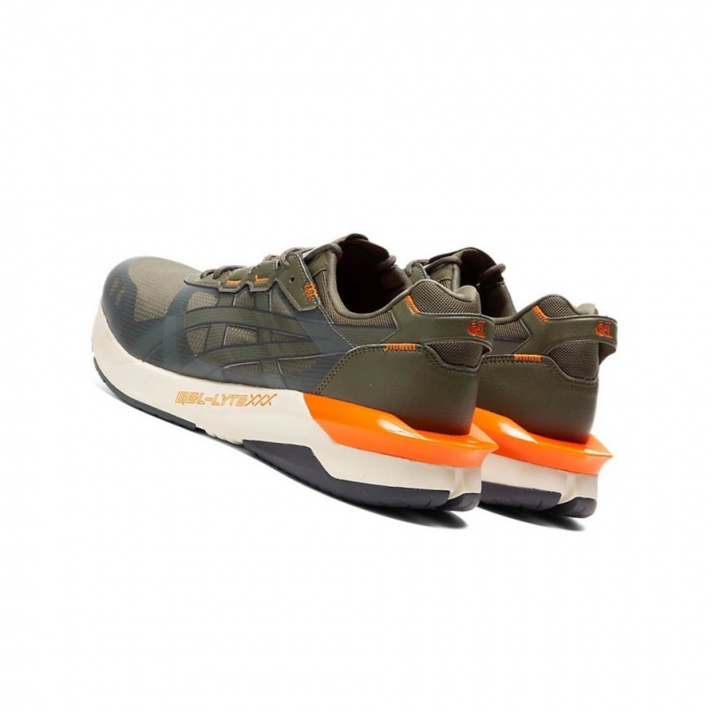 Basket Asics GEL-LYTE III Homme Vert Olive | HJKB58491