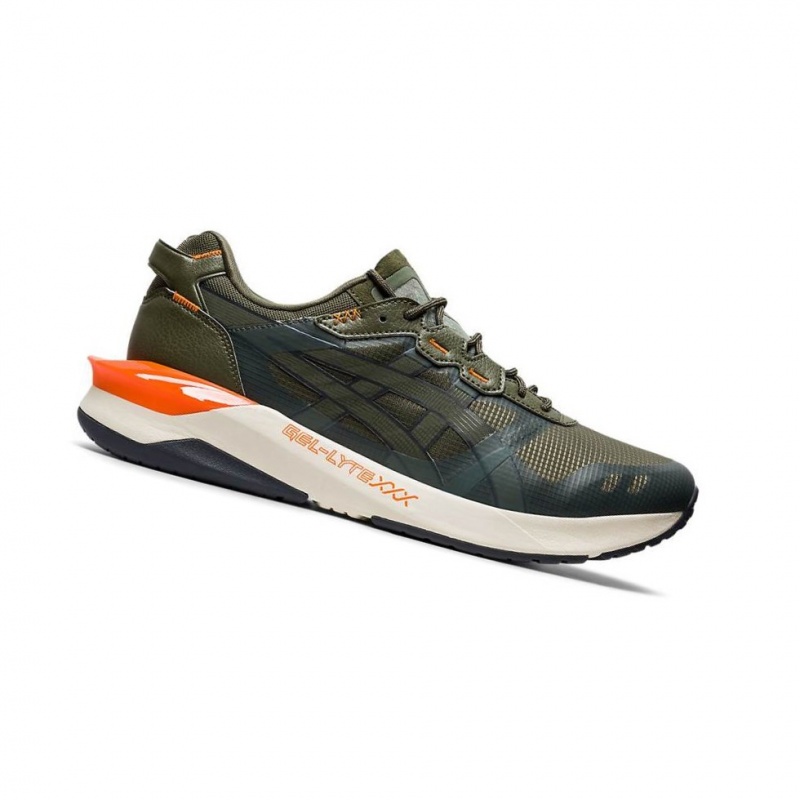 Basket Asics GEL-LYTE III Homme Vert Olive | HJKB58491