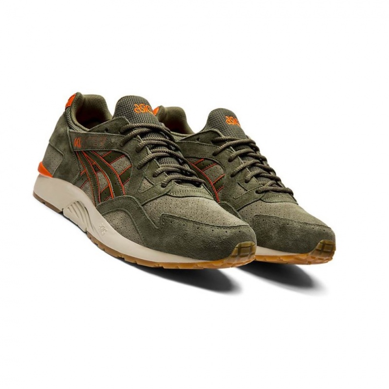 Basket Asics GEL-LYTE V Homme Vert Olive | RLPY02471