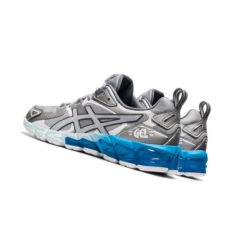 Basket Asics GEL-QUANTUM 180 Femme Grise Bleu | KSOW14760