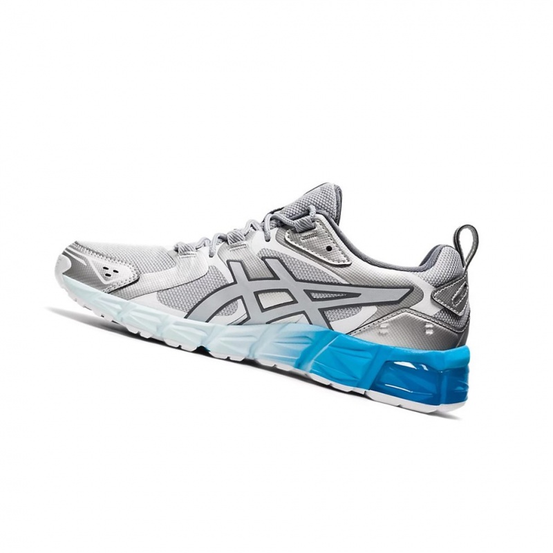 Basket Asics GEL-QUANTUM 180 Femme Grise Bleu | KSOW14760