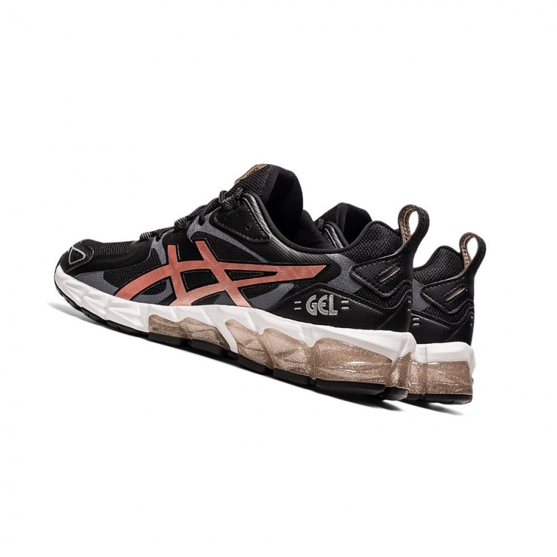 Basket Asics GEL-QUANTUM 180 Femme Noir Rose Doré | RPSI72059