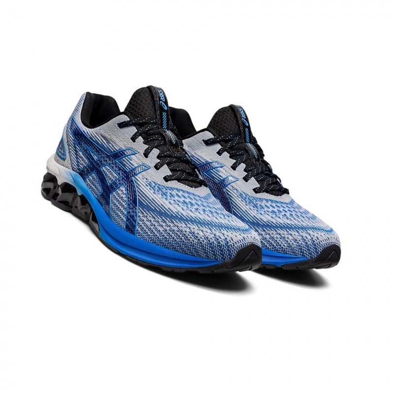 Basket Asics GEL-QUANTUM 180 VII Femme Bleu Grise | ZLXN42635